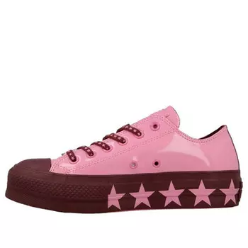 Кроссовки miley cyrus x chuck taylor all star lift ox 'pink burgundy' Converse, розовый