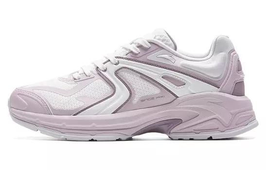 Кроссовки Millennium Glacier Chunky женские с низким верхом, белые/розовые Anta