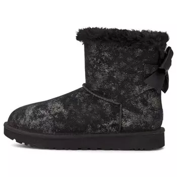 Кроссовки мини bailey bow glimmer Ugg, черный