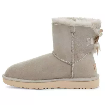 Кроссовки мини bailey bow ii с флисовой подкладкой Ugg, серый