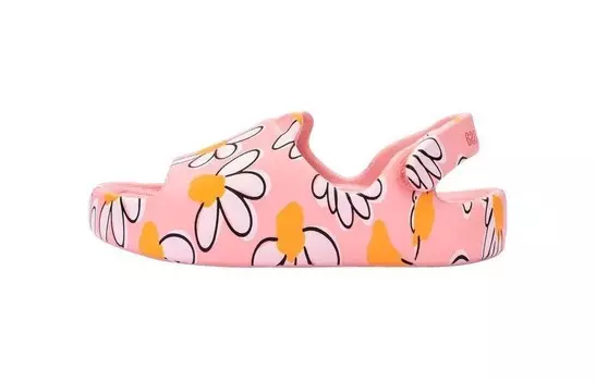 Кроссовки Mini MELISSA Floral-print Sandals, розовый