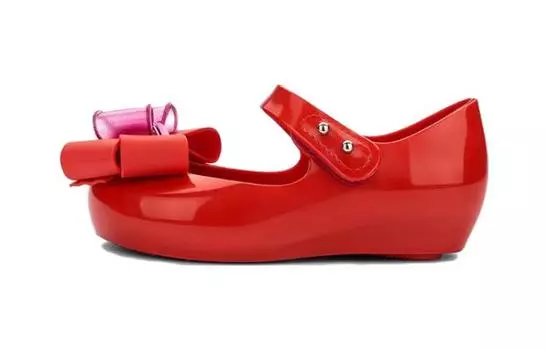 Кроссовки Mini MELISSA Ultragirl Sweet Bow-detail Ballerina Shoes, черный