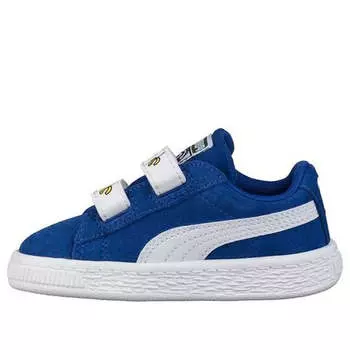 Кроссовки minions suede v ps casual shoes blue/white Puma, синий