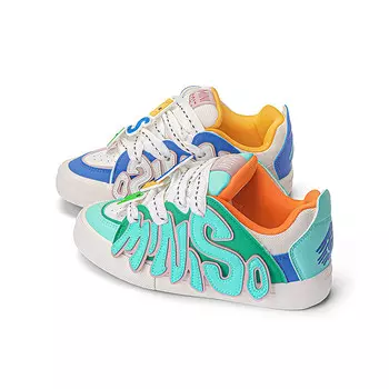 Кроссовки MINISO Dream M Series Skateboarding Shoes Unisex Low-top Mismatched, цвет Mismatched
