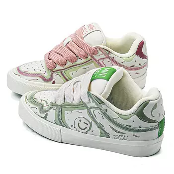 Кроссовки MINISO Skateboarding Shoes Unisex Low-top, цвет Mismatched