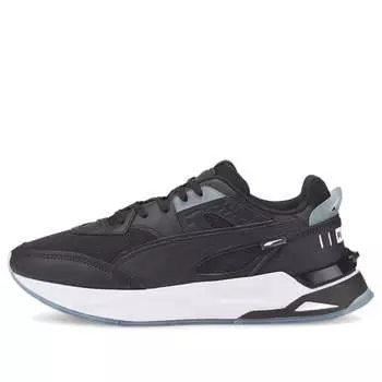 Кроссовки mirage sport contrast 'black white blue' Puma, черный