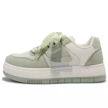 Кроссовки Miss Zhang Skateboarding Shoes Women's Low-top, зеленый