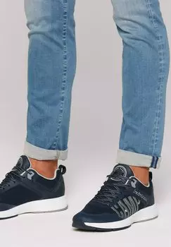 Кроссовки MIT KNIT-DESIGN UND LOGO Camp David, темно-синий