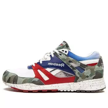 Кроссовки mita x a bathing ape x ventilator affiliates 'white red royal' Reebok, белый