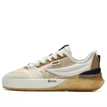 Кроссовки mixa retro casual skateboarding shoes cream yellow Fila, бежевый