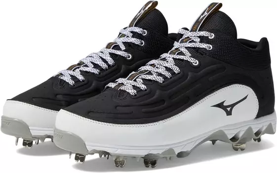 Кроссовки Mizuno 9-Spike Ambition 3 Mid, цвет Black/White