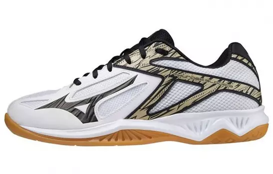 Кроссовки Mizuno Unisex, белый/черный/золотой