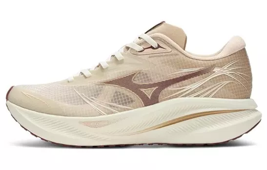 Кроссовки Mizuno Lifestyle Shoes Unisex Low-top Asparagus White/wheat, цвет Asparagus white/wheat