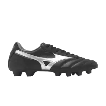 Кроссовки Mizuno Morelia 2 Club Black Galaxy Silver, черный