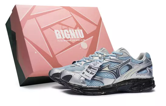 Кроссовки Mizuno Speed 2K Lifestyle Shoes Unisex Low-top Silver Gray, серый