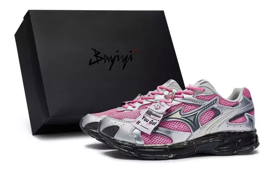 Кроссовки Mizuno Speed 2K Lifestyle Shoes Unisex Low-top Pink Silver Gray, розовый