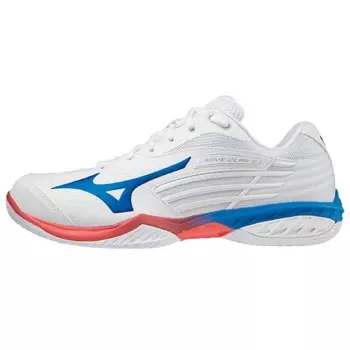 Кроссовки Mizuno Wave Claw Badminton Shoes Unisex Low-top, белый/синий