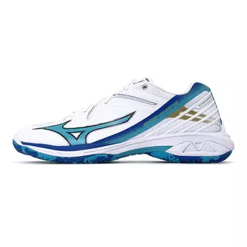 Кроссовки Mizuno Wave Claw Badminton Shoes Unisex Low-top, синий/белый