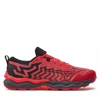 Кроссовки Mizuno Wave Daichi 8 J1GJ2471 Cayenne/Black/High Risk Red 1, красный
