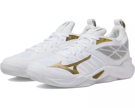 Кроссовки Mizuno Wave Dimension, цвет White/Gold