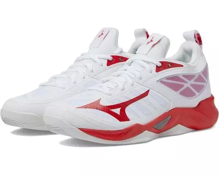 Кроссовки Mizuno Wave Dimension, цвет White/Red