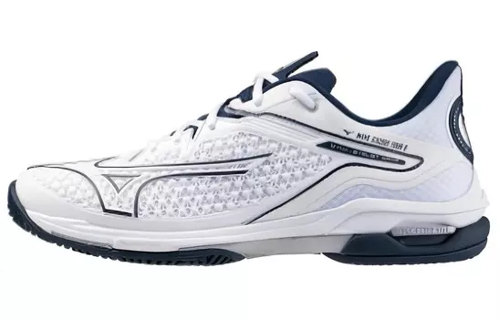 Кроссовки Mizuno Wave Exceed Tour 6 AC 'White Dress Blue', цвет Navy