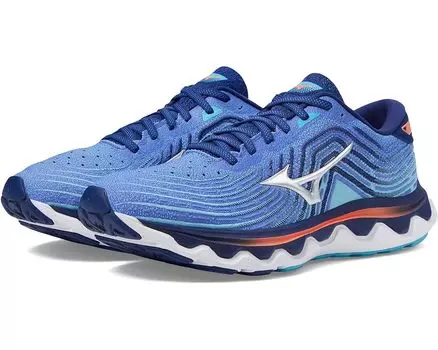 Кроссовки Mizuno Wave Horizon 6, цвет Dazzling Blue/Silver