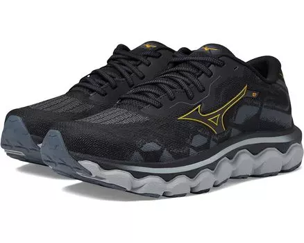 Кроссовки Mizuno Wave Horizon 7, цвет Black/Citrus