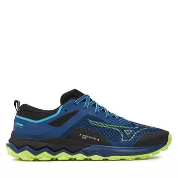 Кроссовки Mizuno Wave Ibuki 4 Gtx GORE-TEX J1GJ2259 Navy Peony/Sharp Green/Swim Cap 62, темно-синий
