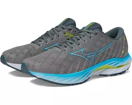 Кроссовки Mizuno Wave Inspire 19, цвет Ghost Grey/Jet Blue