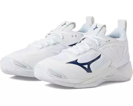 Кроссовки Mizuno Wave Momentum 2, цвет White/Navy