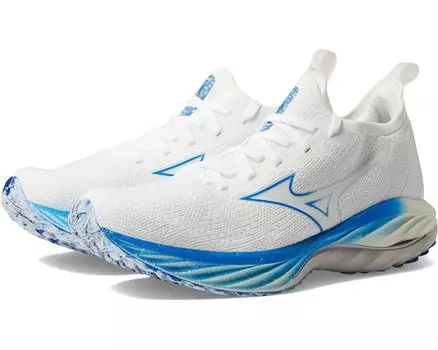 Кроссовки Mizuno Wave Neo Wind, цвет Undyed White/Peace Blue