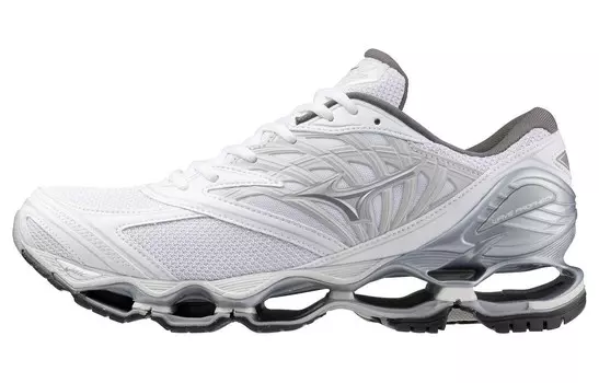 Кроссовки Mizuno Wave Prophecy LS 'White Silver Harbor Mist ', белый