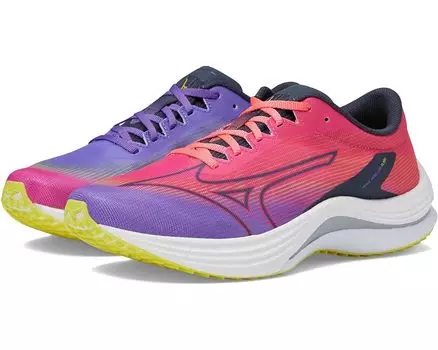 Кроссовки Mizuno Wave Rebellion Flash, цвет High Vis Pink/Ombre Blue