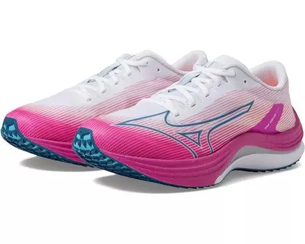 Кроссовки Mizuno Wave Rebellion Flash, цвет White/Silver