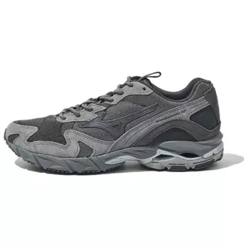 Кроссовки Mizuno Wave Rider 10 Slow Steady Club X 'Charcoal Grey', серый