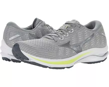 Кроссовки Mizuno Wave Rider 25 Waveknit, цвет Harbor Mist/Silver