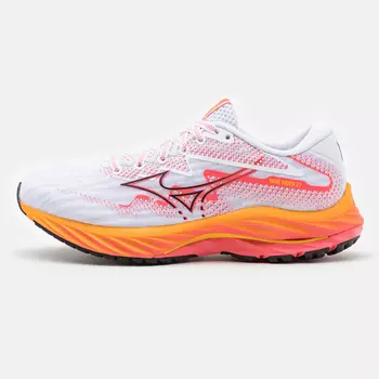 Кроссовки Mizuno Wave Rider 27, белый/черный/оранжевый