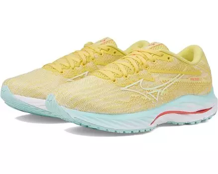 Кроссовки Mizuno Wave Rider 27, цвет Anise Flower/White