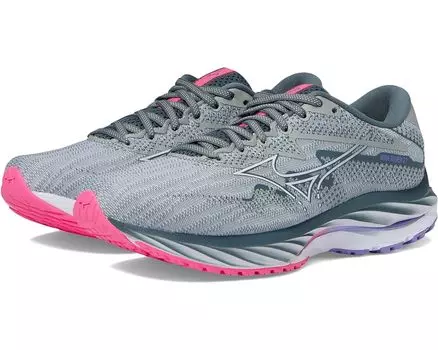 Кроссовки Mizuno Wave Rider 27, цвет Pearl Blue/White