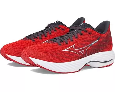 Кроссовки Mizuno Wave Rider 28, цвет High Risk Red/White