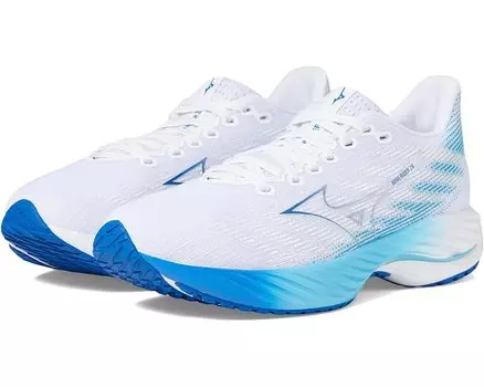Кроссовки Mizuno Wave Rider 28, цвет White/Mugen Blue