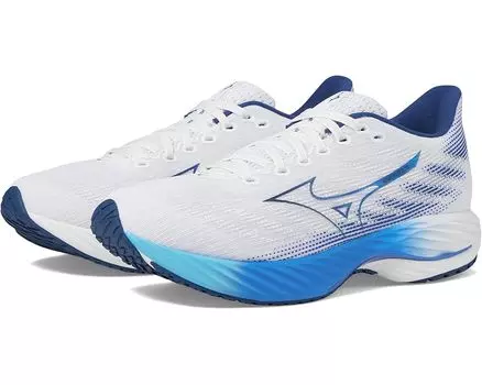 Кроссовки Mizuno Wave Rider 28, цвет White/Estate Blue