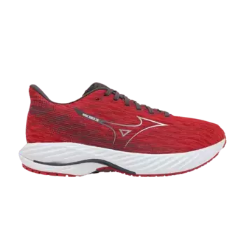 Кроссовки Mizuno Wave Rider 28 Super Wide Red White, красный
