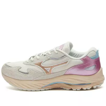 Кроссовки Mizuno Wave Rider 'Kosei', цвет White Sand, Silver & Sky Blue