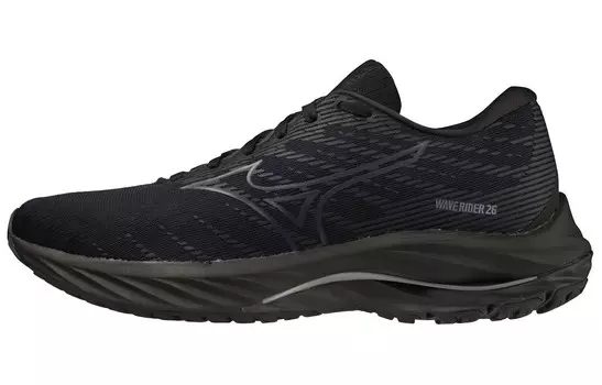 Кроссовки Mizuno Wave Rider Women's 26 'Black Dark Grey'