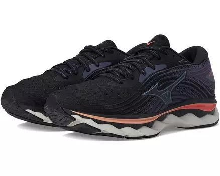 Кроссовки Mizuno Wave Sky 6, цвет Black/Quicksilver