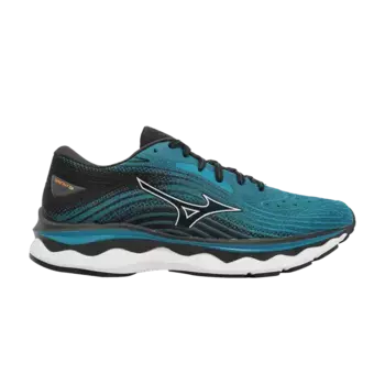 Кроссовки Mizuno Wave Sky 6 Enamel Blue, бирюзовый