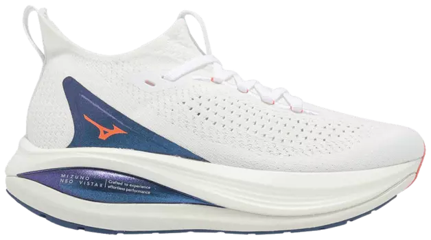 Кроссовки Mizuno Wmns Neo Vista 2 'White Striking Coral Iris Bloom', белый
