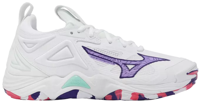 Кроссовки Mizuno Wmns Wave Momentum 3 'White Violet Indigo', белый